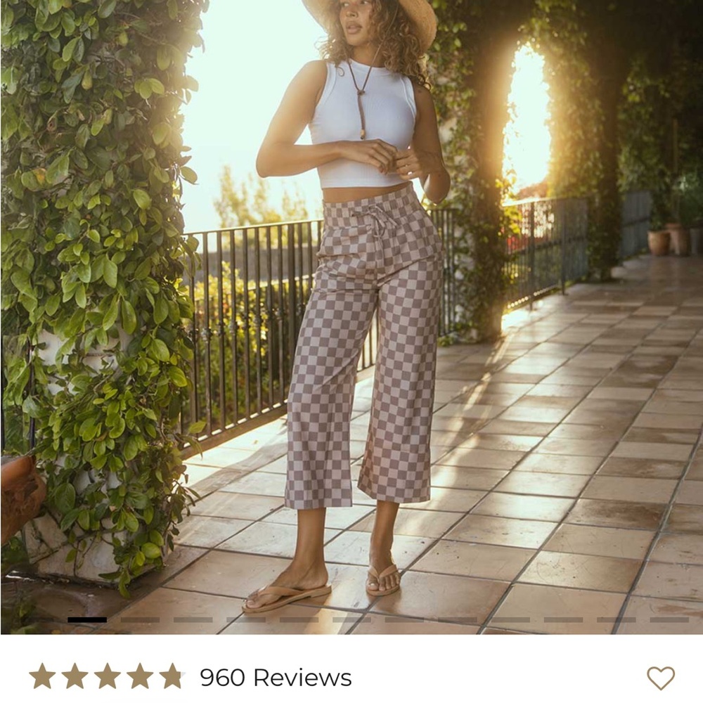 Albion Cropped Wide Leg Pants
